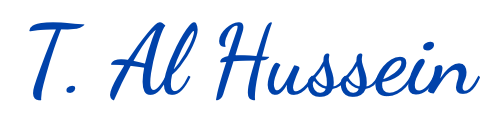 Unterschrift von Tamim Al. Hussein